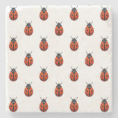 Ladybugs Stone Onderzetter (Voorkant)