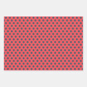 Ladybugs Stripes Polka Dots Wrapping Paper Set (Voorkant 2)