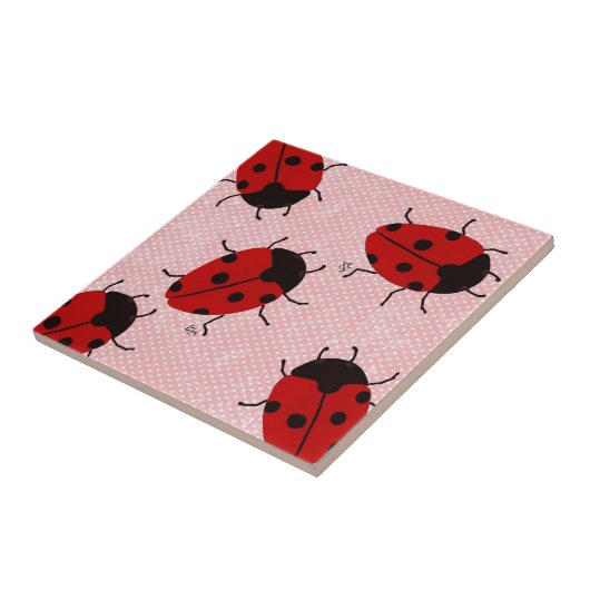 LADYBUGS TEGELTJE (Zijkant)