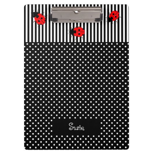 Ladybugs Terug naar schoolklemborden Klembord (Voorkant)
