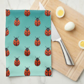 Ladybugs Theedoek (Quarter Fold)