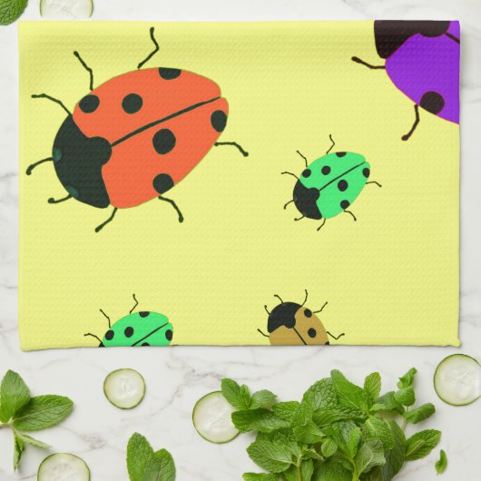 LADYBUGS THEEDOEK (Gevouwen)