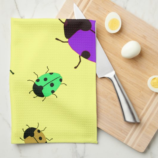 LADYBUGS THEEDOEK (Quarter Fold)