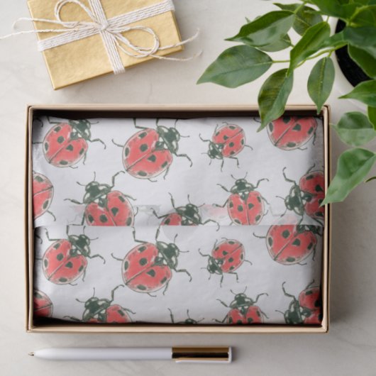 Ladybugs Tissuepapier (Geschenk)