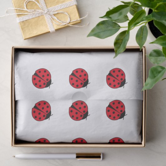 Ladybugs Tissuepapier (Geschenk)