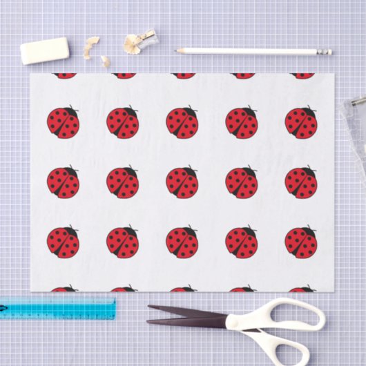 Ladybugs Tissuepapier (Craft)