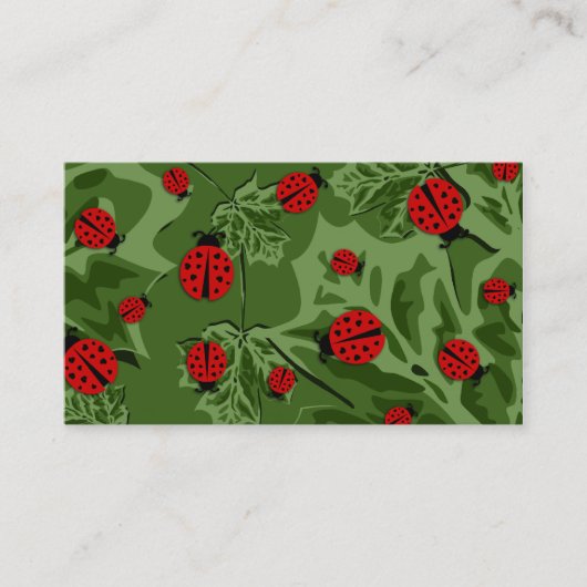 ladybugs visitekaartje (Voorkant)