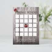 Ladybugs Vrijgezellenfeest Bingo Cards Kaart (Staand voorkant)