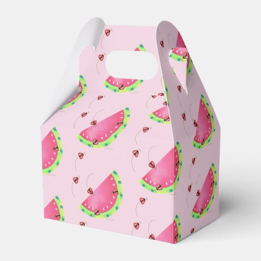 Ladybug's Watermeloen geveldoos Bedankdoosjes (Voorkant Zijde)