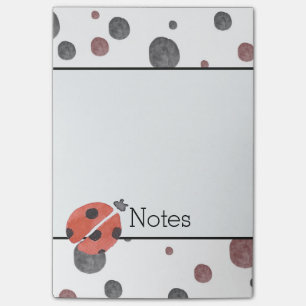 Ladybugs Waterverf Stippen Post-it® Notes