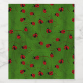 Ladybugs Wijn Etiket (Enkel label)