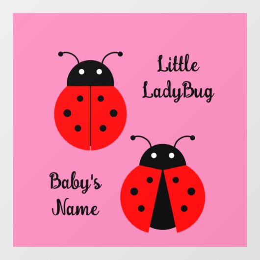 Ladybugs Window Cling Raamsticker (Vel)
