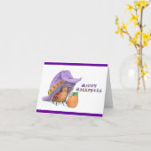 LadyBug's Witchy-Pet: Notecard Kaart (Gele Bloem)
