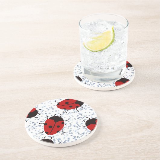 LADYBUGS ZANDSTEEN ONDERZETTER (Zijkant)