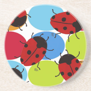 LADYBUGS ZANDSTEEN ONDERZETTER