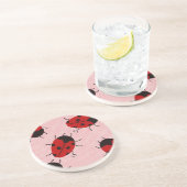 LADYBUGS ZANDSTEEN ONDERZETTER (Zijkant)