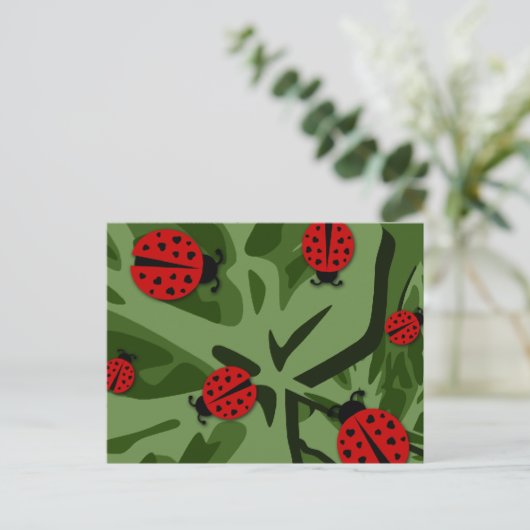 ladybugz. briefkaart (Staand voorkant)