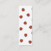 Ladybugz Pattern Mini Visitekaartje (Achterkant)