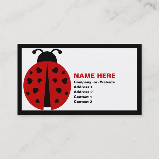 ladybugz. visitekaartje (Voorkant)