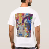 Ladyface art t-shirt (Achterkant)