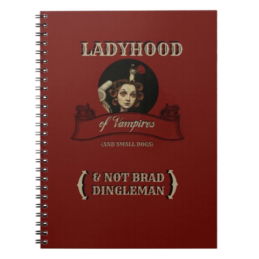 LADYHOOD VAN VAMPIRES NOTITIEBOEK (Voorkant)