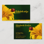 ladyinsectenkever visitekaartje (Voorkant / Achterkant)