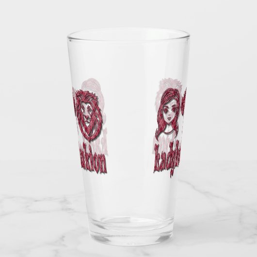 LadyLotusLion Glas (Links)