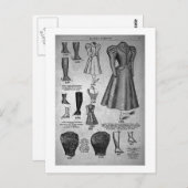 Lady's Bicycle Modes 1897 -  Briefkaart (Voorkant / Achterkant)