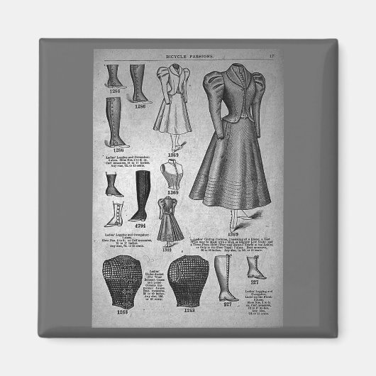 Lady's Bicycle Modes 1897 -  Magneet (Voorkant)