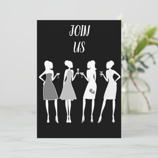 **LADY'S BIRTHDAY PARTIJ** PARTIJVERZOEK KAART (Staand voorkant)