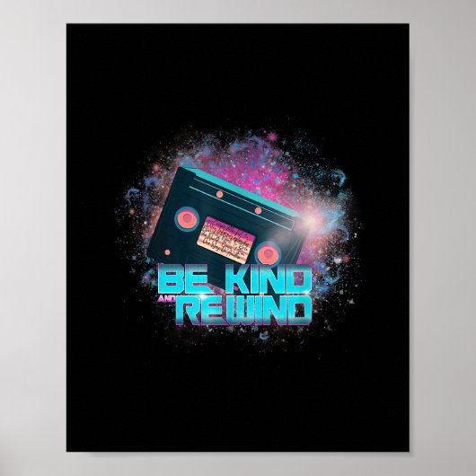 Ladys Cassette Be Kind - Uit-deze-wereld Poster (Voorkant)