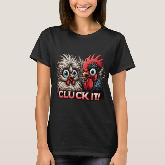 Lady's Cluck it no 2 T-shirt (Voorkant)