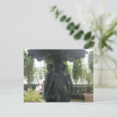 Ladys Fountain Briefkaart (Staand voorkant)