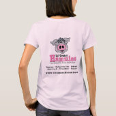 Lady's Hammie Logo Babydoll T-shirt (Achterkant)