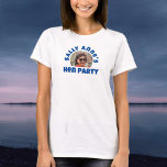 Lady's Hen Party Foto T-shirt<br><div class="desc">Om een Hen Party te vieren. Ontworpen voor iemand die een "Hen Party" heeft! Lady's t-shirt met je foto, naamkeuze en feestbewoording. Hen Party T-shirt. Voeg de naam toe van de persoon van wie het feest is, en ook hun foto. Bachelorette Party T-shirt.</div>