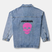 Lady's #HUMAN Long Sleeve Denim Jacket (Achterkant)