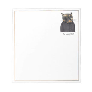 LADY'S MAID CAT 5.5x6 Notitieblok