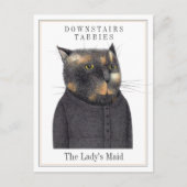 LADY'S MAID CAT Briefkaart (Voorkant)
