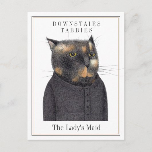 LADY'S MAID CAT Briefkaart (Voorkant)