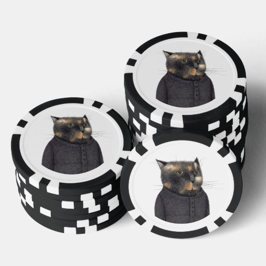 Lady'S MAID CAT Poker Chips (Opstapeling)