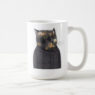 LADY'S MAID CAT Tall White Mok