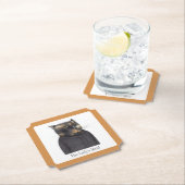 LADY'S MAID CAT Ticket Papier Onderzetters + Tekst (Insitu)