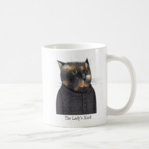 LADY'S MAID CAT Witte Mok + Tekst