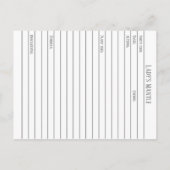 Lady's Mantle Materia Medica Monograph Herbal Briefkaart (Achterkant)