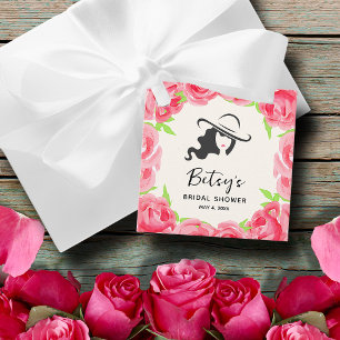 Lady's Pet Waterverf Rozen Derby Vrijgezellenfeest Bedankjes Labels