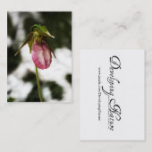 Lady's Slipper #8299 Mini Print Visitekaartje (Voorkant / Achterkant)