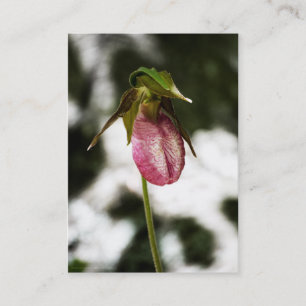 Lady's Slipper #8299 Mini Print Visitekaartje