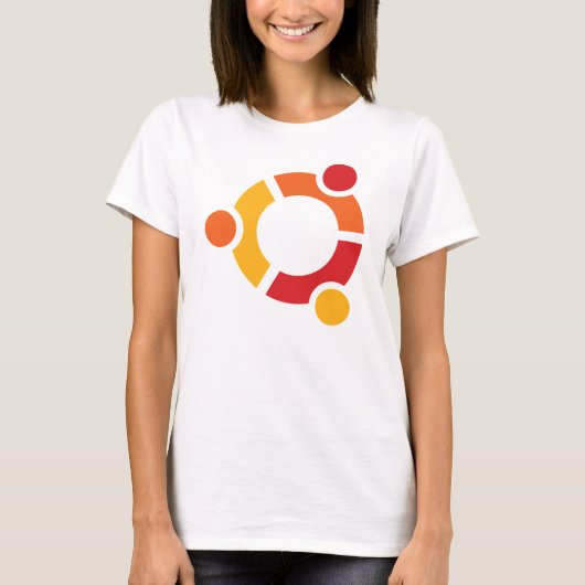 Lady's Ubuntu T-Shirt (Voorkant)