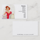 LadyShopper-Visitekaartje Visitekaartje (Voorkant / Achterkant)