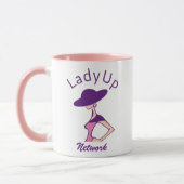 LadyUp Coffee Mok Logo (Links)